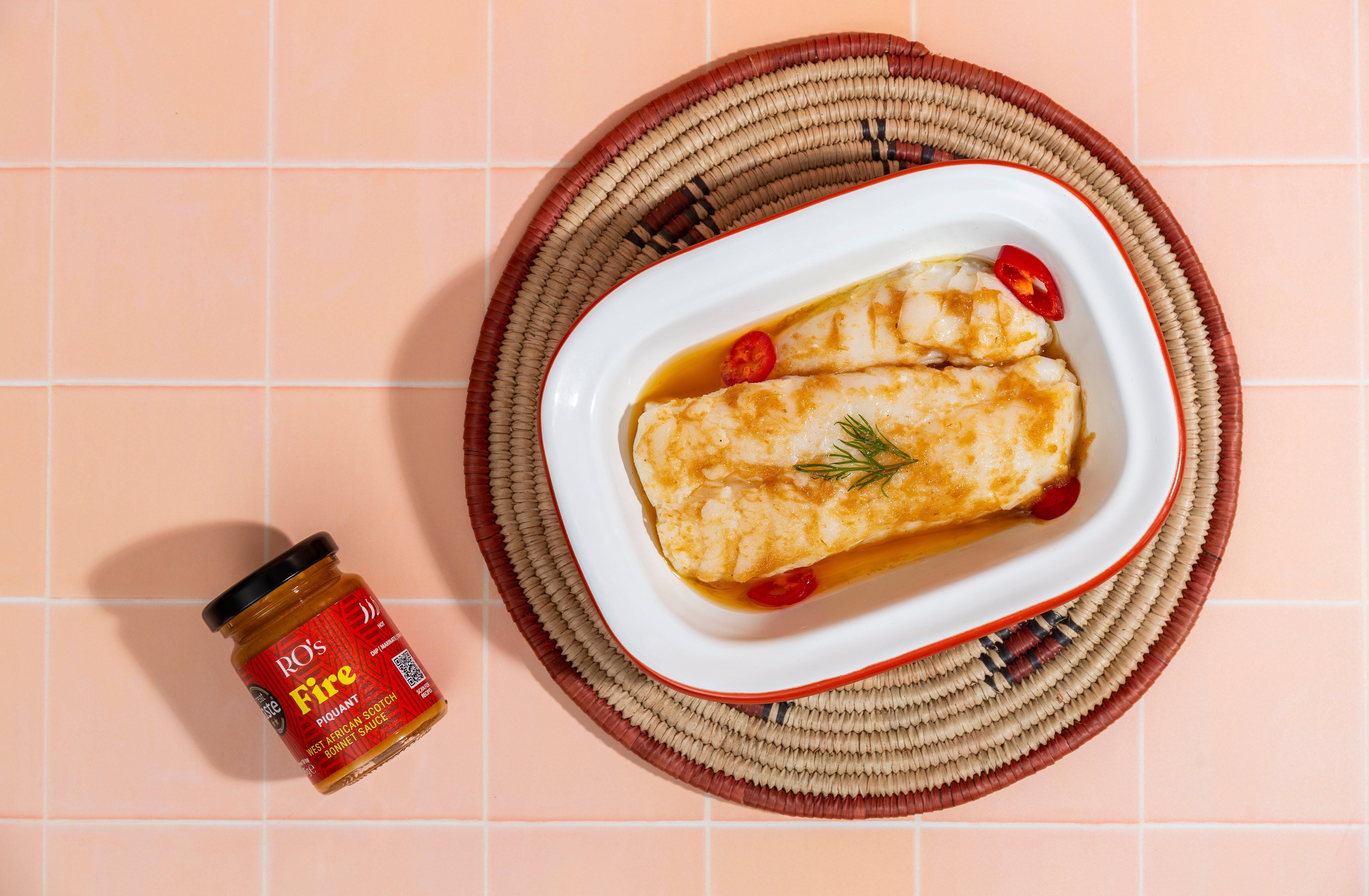 Spicy Baked  Cod